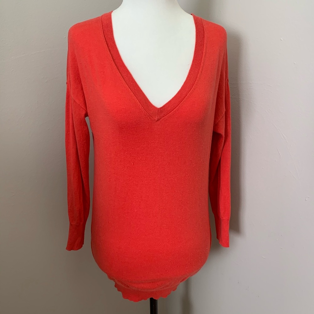 BANANA REPUBLIC | Silk Blend V Neck Sweater